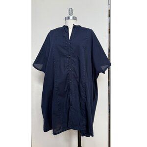 LABO.ART - NAVY COTTON SHIRT DRESS
